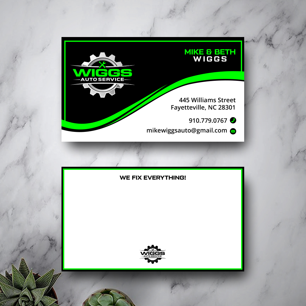 Mike Wiggs Auto & Fleet Service logo design by Niqnish