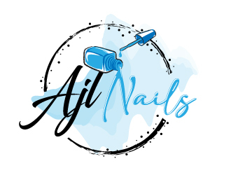 AJL Nails logo design by jaize