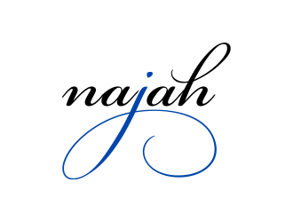 naj or Najah logo design by lexipej