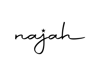 naj or Najah logo design by keylogo