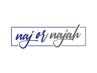 naj or Najah logo design by treemouse