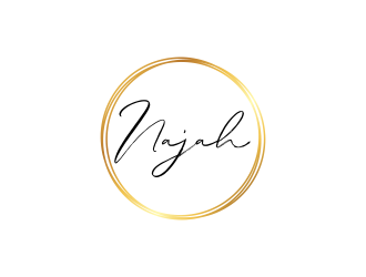 naj or Najah logo design by RIANW