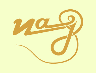 naj or Najah logo design by adiputra87