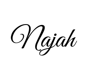 naj or Najah logo design by AamirKhan