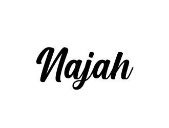 naj or Najah logo design by AamirKhan