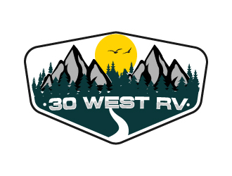 30 West RV  logo design by drifelm