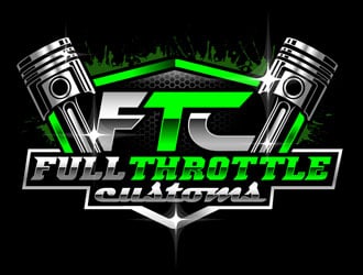 Full Throttle Customs logo design by DreamLogoDesign