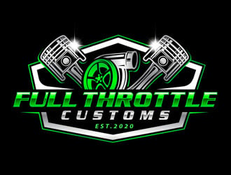 Full Throttle Customs logo design by DreamLogoDesign