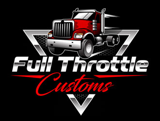 Full Throttle Customs logo design by DreamLogoDesign