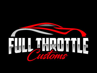 Full Throttle Customs logo design by AamirKhan