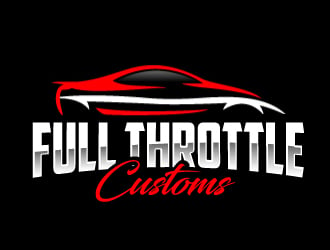 Full Throttle Customs logo design by AamirKhan