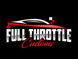 Full Throttle Customs logo design by AamirKhan