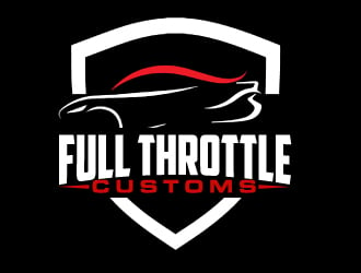 Full Throttle Customs logo design by AamirKhan