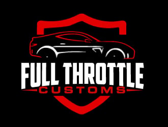 Full Throttle Customs logo design by AamirKhan