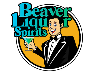 Beaver Liquor Spirits logo design by Suvendu