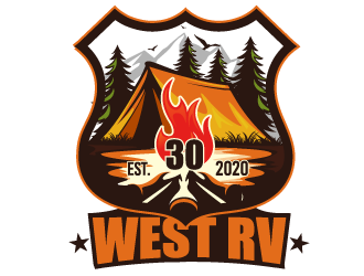 30 West RV  logo design by Suvendu