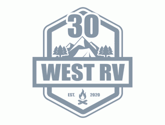 30 West RV  logo design by Bananalicious