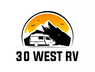 30 West RV  logo design by JessicaLopes