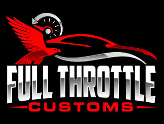 Full Throttle Customs logo design by AamirKhan