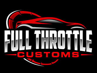 Full Throttle Customs logo design by AamirKhan