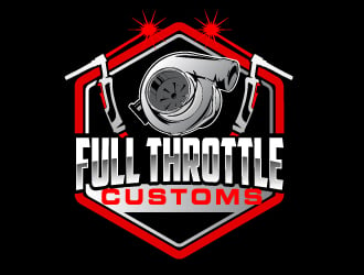 Full Throttle Customs logo design by AamirKhan