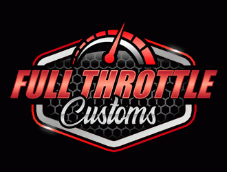 Full Throttle Customs logo design by Bananalicious