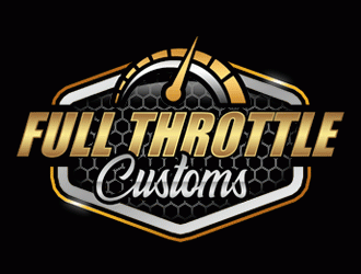 Full Throttle Customs logo design by Bananalicious