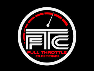 Full Throttle Customs logo design by Suvendu