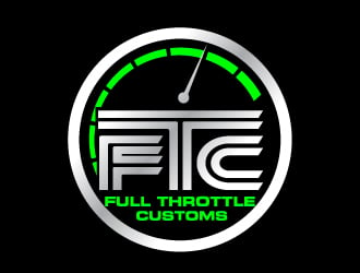 Full Throttle Customs logo design by Suvendu