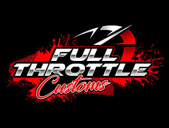 Full Throttle Customs logo design by Suvendu