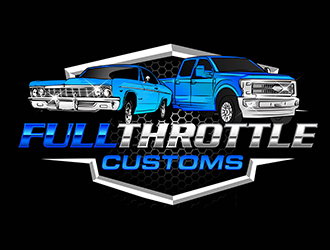 Full Throttle Customs logo design by 3Dlogos