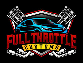 Full Throttle Customs logo design by daywalker