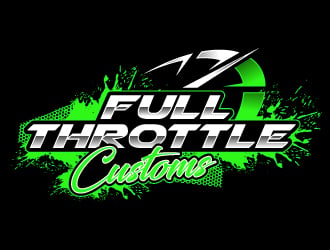 Full Throttle Customs logo design by Suvendu