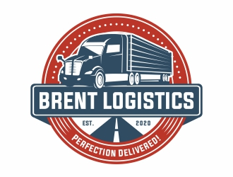 Brent Logistics logo design by Mardhi