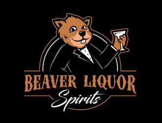 Beaver Liquor Spirits logo design by Gopil