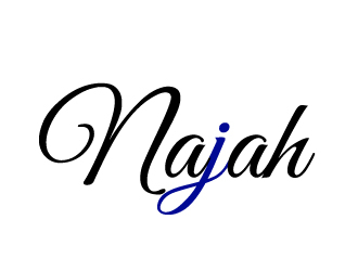 naj or Najah logo design by AamirKhan