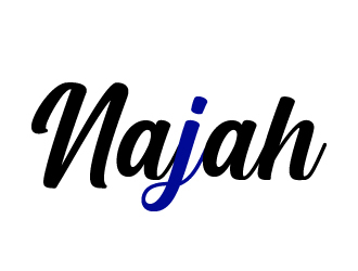 naj or Najah logo design by AamirKhan