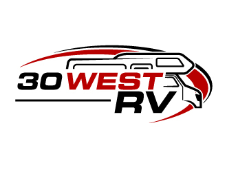 30 West RV  logo design by jaize