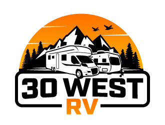 30 West RV  logo design by jaize