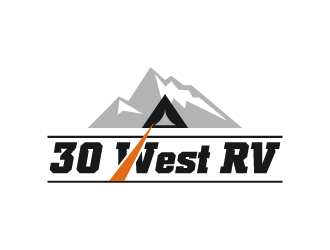 30 West RV  logo design by gateout