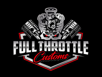 Full Throttle Customs logo design by jaize