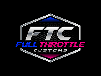 Full Throttle Customs logo design by Gopil