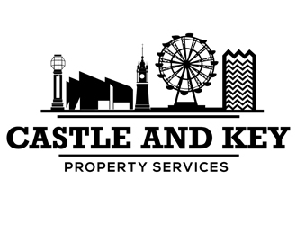 Castle and Key Property Services logo design by DreamLogoDesign