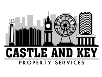 Castle and Key Property Services logo design by DreamLogoDesign