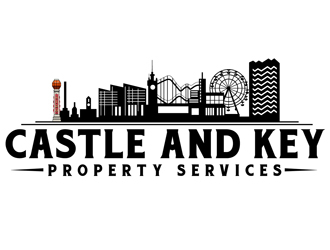 Castle and Key Property Services logo design by DreamLogoDesign