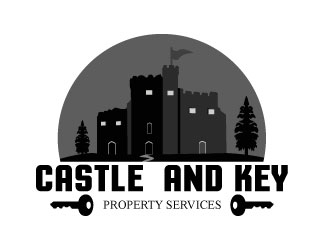 Castle and Key Property Services logo design by Suvendu