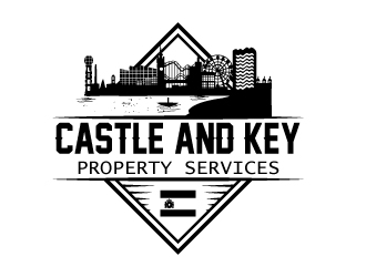 Castle and Key Property Services logo design by Suvendu