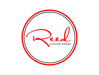 Reed Custom Homes logo design by GassPoll