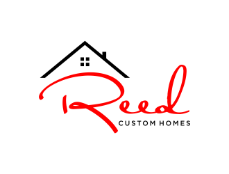 Reed Custom Homes logo design by GassPoll