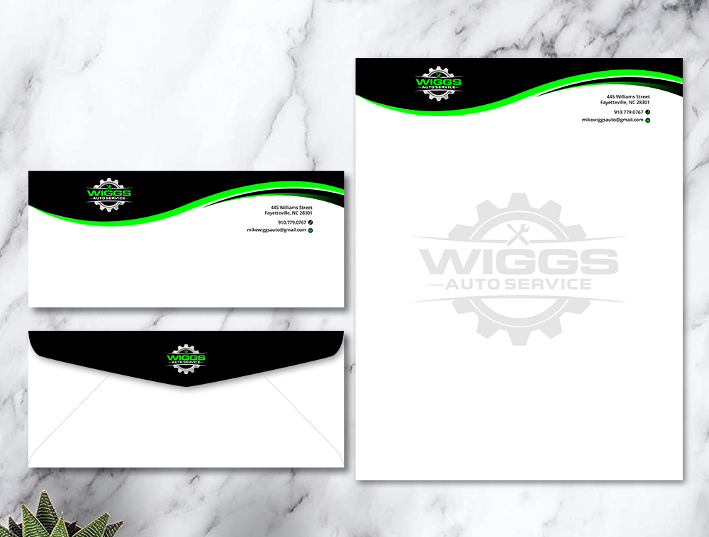 Mike Wiggs Auto & Fleet Service logo design by Niqnish